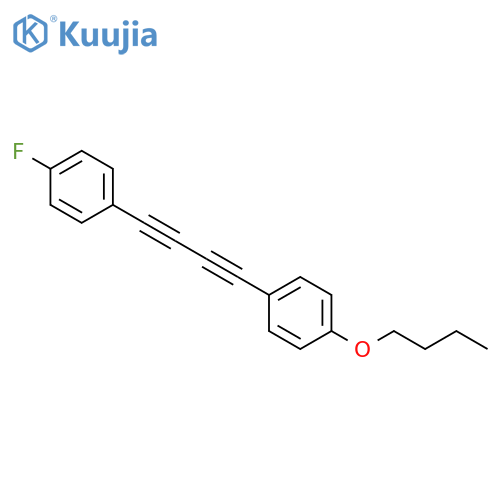 Benzene, 1-butoxy-4-[4-(4-fluorophenyl)-1,3-butadiynyl]- structure