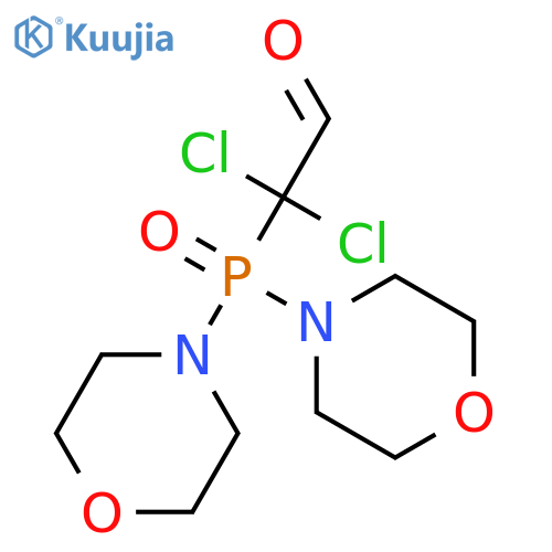 Morpholine, 4,4'-[(1,1-dichloro-2-oxoethyl)phosphinylidene]bis- structure