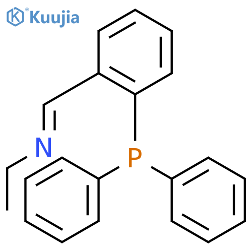 Ethanamine, N-[[2-(diphenylphosphino)phenyl]methylene]- structure