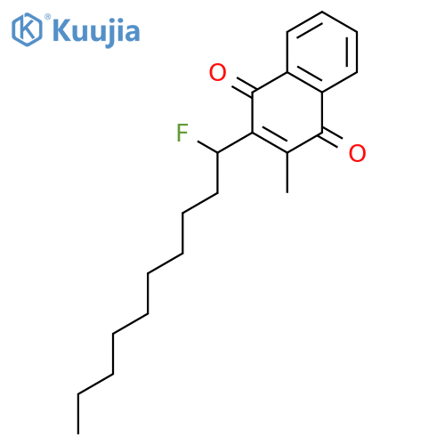 1,4-Naphthalenedione, 2-(1-fluorodecyl)-3-methyl- structure