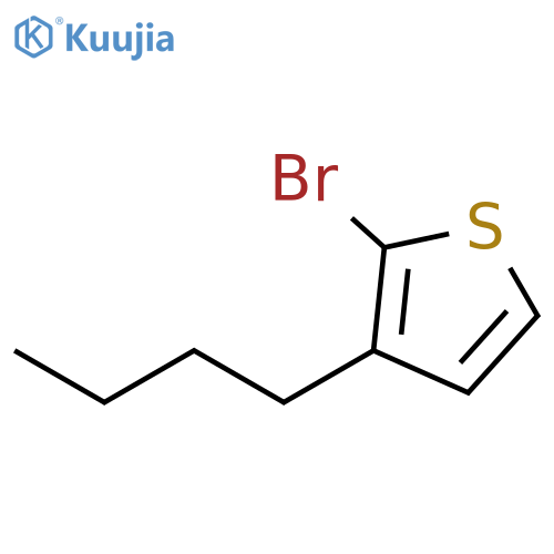 2-Bromo-3-butylthiophene structure