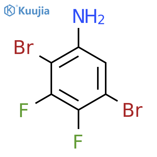 2,5-Dibromo-3,4-difluoroaniline structure