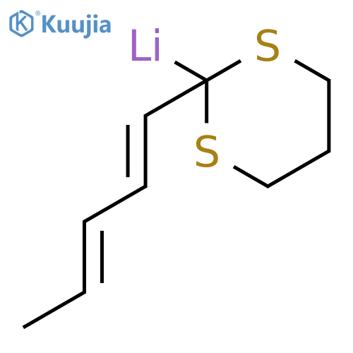 Lithium, [2-(1,3-pentadienyl)-1,3-dithian-2-yl]- structure