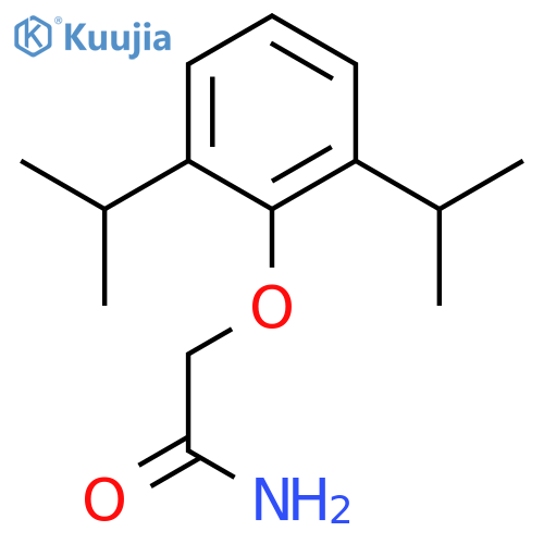 Acetamide, 2-[2,6-bis(1-methylethyl)phenoxy]- structure