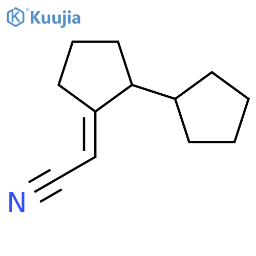 Acetonitrile, [1,1'-bicyclopentyl]-2-ylidene- structure