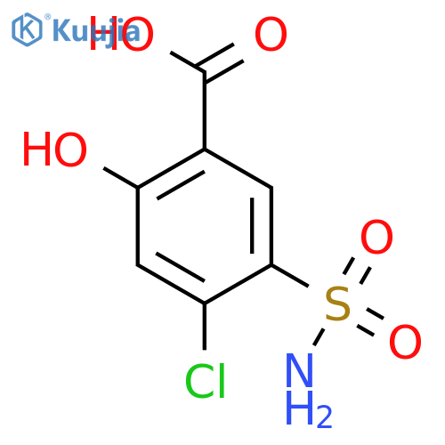 4-Chloro-5-sulfamoyl-salicylic Acid structure