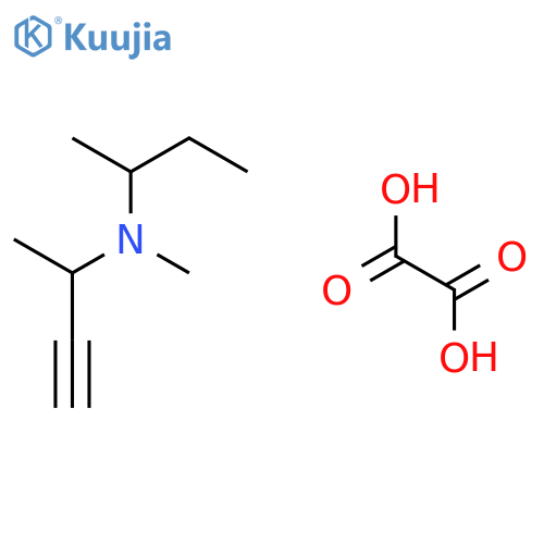 2-Butanamine, N-methyl-N-(1-methyl-2-propynyl)-, ethanedioate (1:1) structure