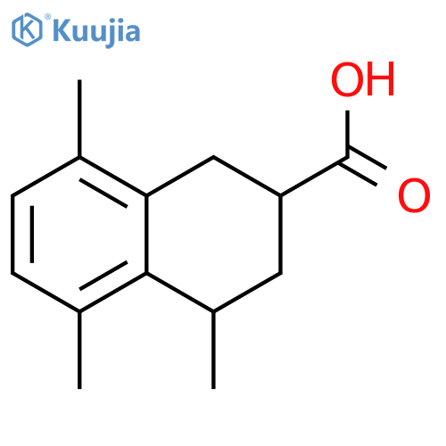 2-Naphthalenecarboxylicacid, 1,2,3,4-tetrahydro-4,5,8-trimethyl- structure