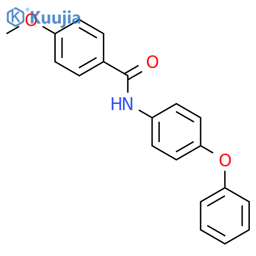 Benzamide, 4-methoxy-N-(4-phenoxyphenyl)- structure