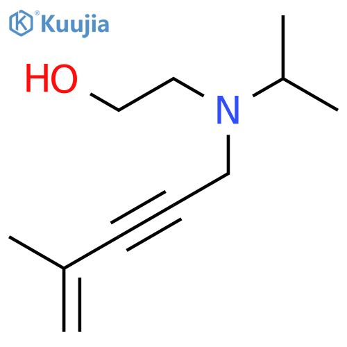 Ethanol,2-[(1-methylethyl)(4-methyl-4-penten-2-yn-1-yl)amino]- structure