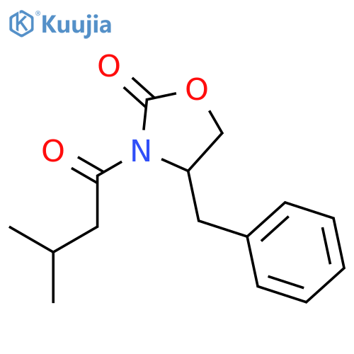 (R)-3-(3-Methylbutanoyl)-4-benzyloxazolidin-2-one structure