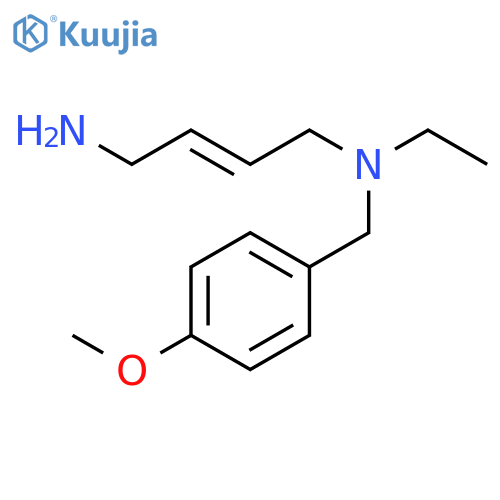 2-Butene-1,4-diamine, N-ethyl-N-[(4-methoxyphenyl)methyl]- structure