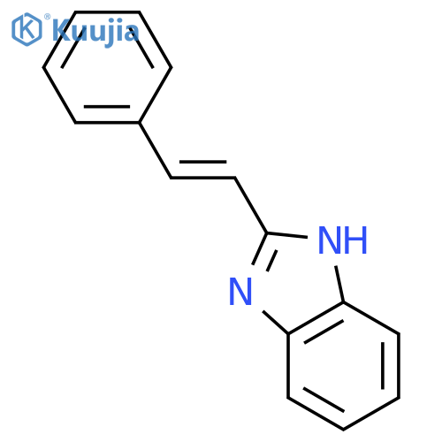 2-(E)-2-Phenylvinyl-1H-benzimidazole structure