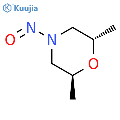Morpholine,2,6-dimethyl-4-nitroso- structure
