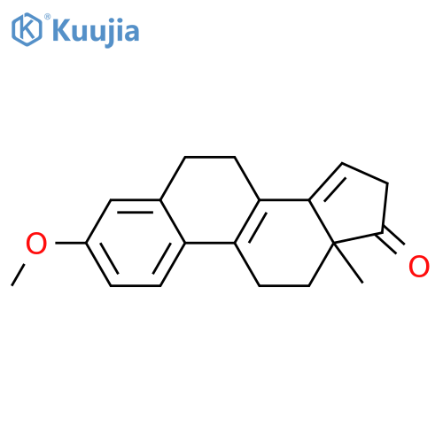 3-methoxyestra-1,3,5(10),8,14-pentaen-17-one structure