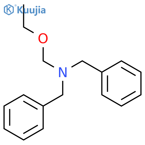Benzenemethanamine, N-(ethoxymethyl)-N-(phenylmethyl)- structure