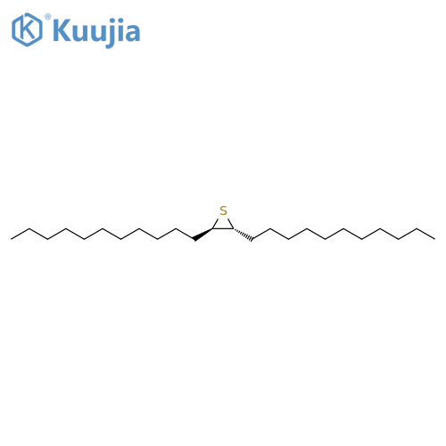 Thiirane, 2,3-diundecyl-, trans- structure