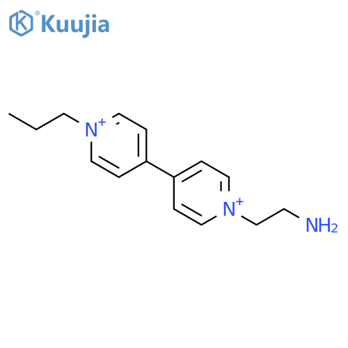 4,4'-Bipyridinium, 1-(2-aminoethyl)-1'-propyl- structure