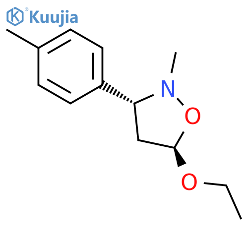 Isoxazolidine, 5-ethoxy-2-methyl-3-(4-methylphenyl)-, trans- structure