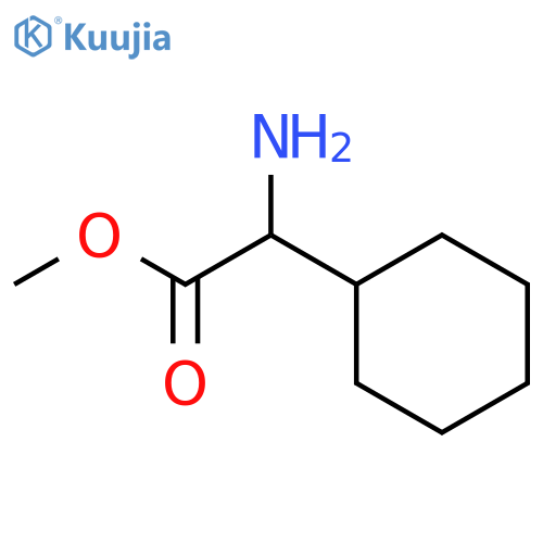 methyl (2S)-2-amino-2-cyclohexyl-acetate structure