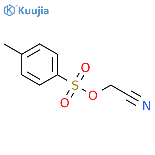 2-[(4-methylbenzenesulfonyl)oxy]acetonitrile structure