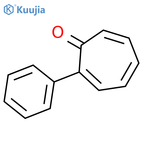2,4,6-Cycloheptatrien-1-one, 2-phenyl- structure