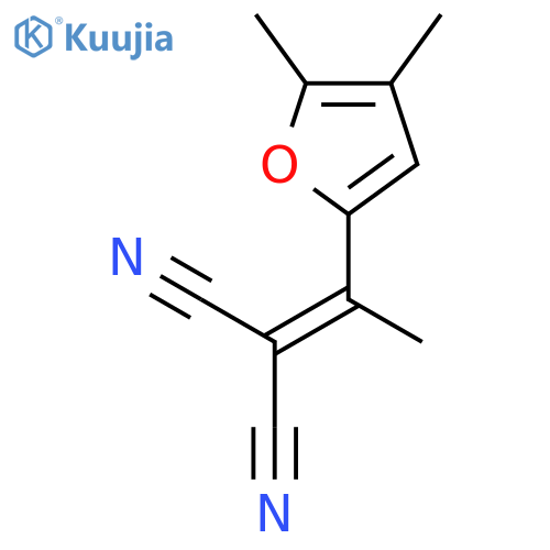 Propanedinitrile, [1-(4,5-dimethyl-2-furanyl)ethylidene]- structure
