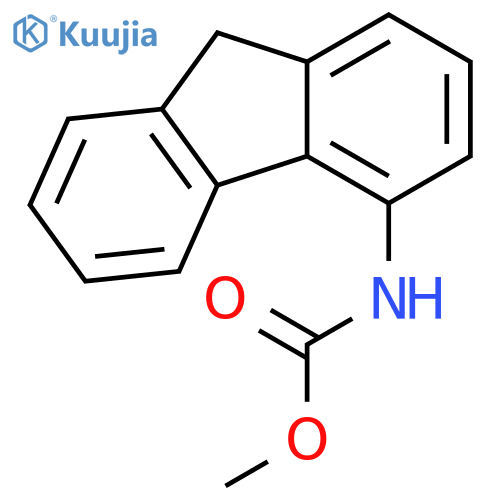 Carbamic acid, 9H-fluoren-4-yl-, methyl ester structure