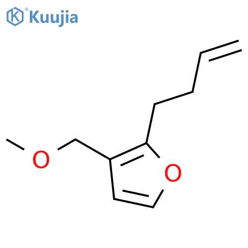 Furan, 2-(3-butenyl)-3-(methoxymethyl)- structure
