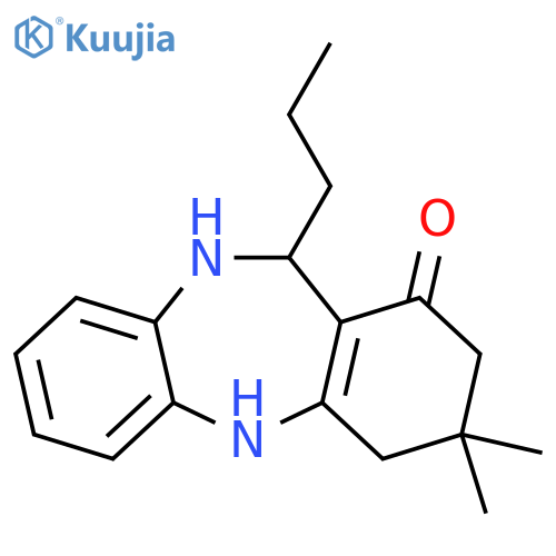 14,14-dimethyl-10-propyl-2,9-diazatricyclo[9.4.0.0^{3,8}]pentadeca-1(11),3(8),4,6-tetraen-12-one structure