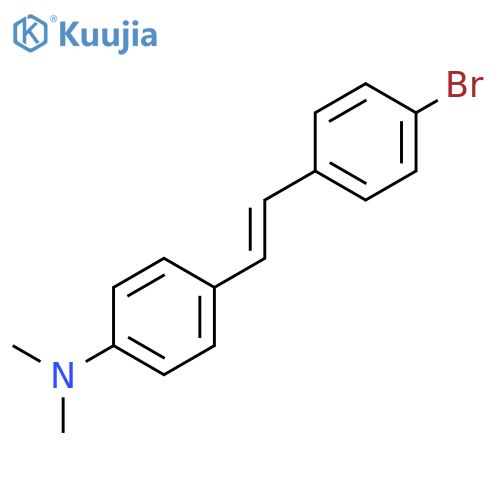 Benzenamine,4-[2-(4-bromophenyl)ethenyl]-N,N-dimethyl- structure
