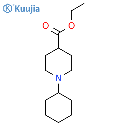 Ethyl 1-cyclohexylpiperidine-4-carboxylate structure