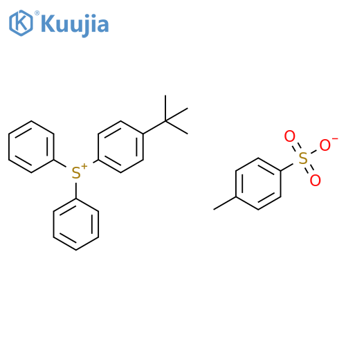 (4-tert-butylphenyl)-diphenylsulfanium  4-toluene-sulfonate structure