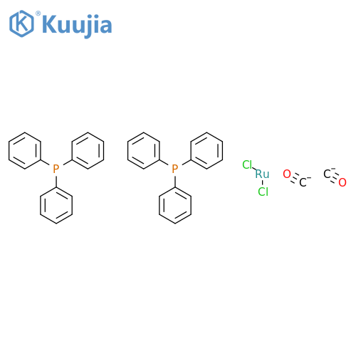 Dicarbonyldichlorobis(triphenylphosphine)ruthenium(II) structure