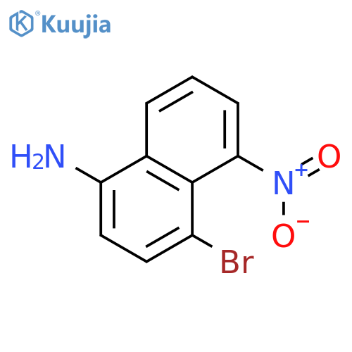 1-Naphthalenamine, 4-bromo-5-nitro- structure