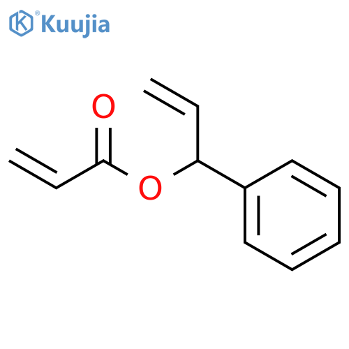 2-Propenoic acid, 1-phenyl-2-propenyl ester structure
