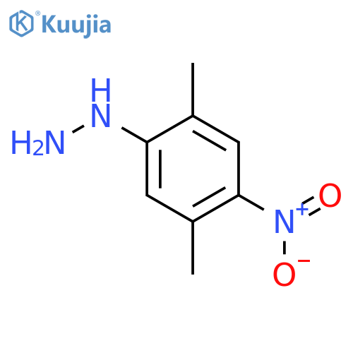 Hydrazine,(2,5-dimethyl-4-nitrophenyl)- structure