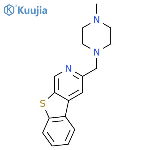 [1]Benzothieno[2,3-c]pyridine, 3-[(4-methyl-1-piperazinyl)methyl]- structure