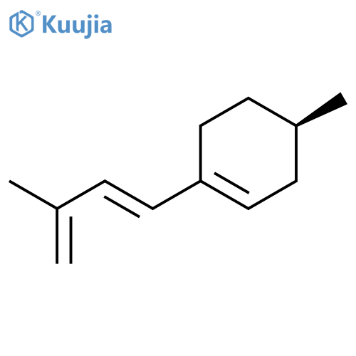 CYCLOHEXENE, 4-METHYL-1-(3-METHYL-1,3-BUTADIENYL)-, (R)- structure