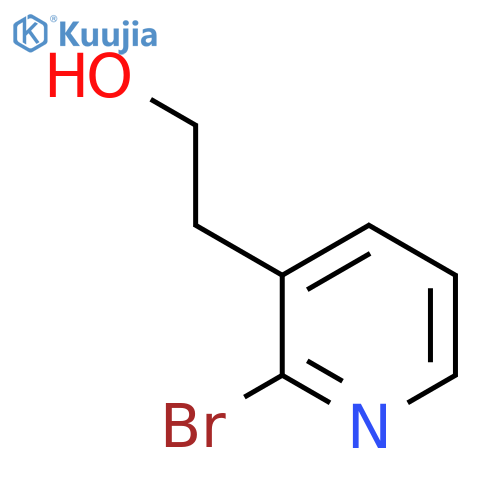 2-(2-bromopyridin-3-yl)ethan-1-ol structure