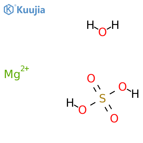 Kieserite (Mg(SO4).H2O)(9CI) structure