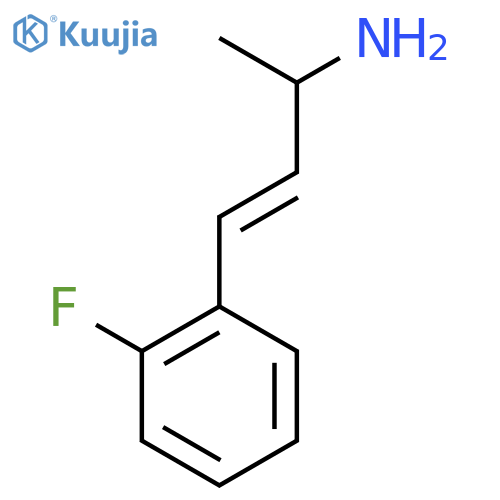 4-(2-fluorophenyl)but-3-en-2-amine structure