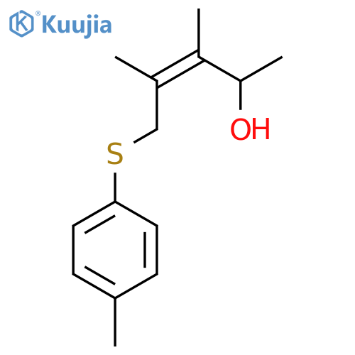 3-Penten-2-ol, 3,4-dimethyl-5-[(4-methylphenyl)thio]-, (Z)- structure