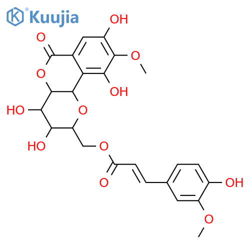 Bergenin; 11-O-(4-Hydroxy-3-methoxy-Z-cinnamoyl) structure