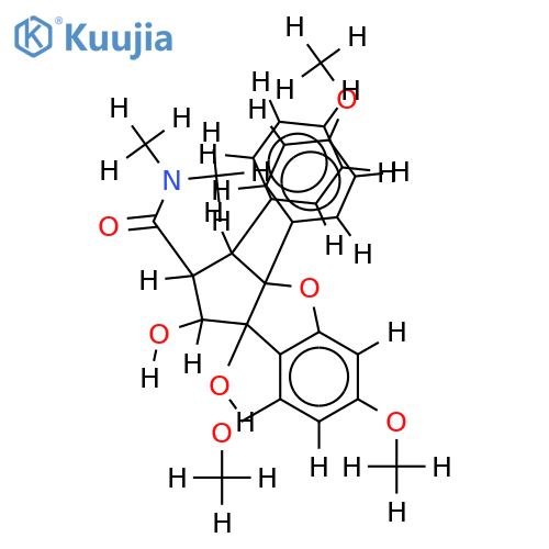 (-)-rocaglamide structure