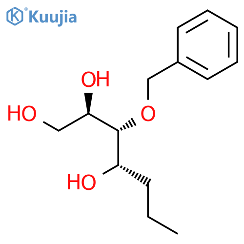 D-xylo-Heptitol, 1,2,3-trideoxy-5-O-(phenylmethyl)- structure