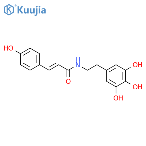 3,4,5-Trihydroxyphenethylamine; N-(4-Hydroxy-E-cinnamoyl) structure