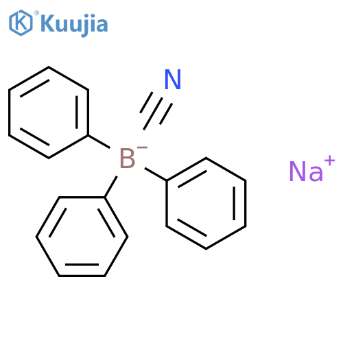 Borate(1-), (cyano-kC)triphenyl-, sodium, (T-4)-(9CI) structure