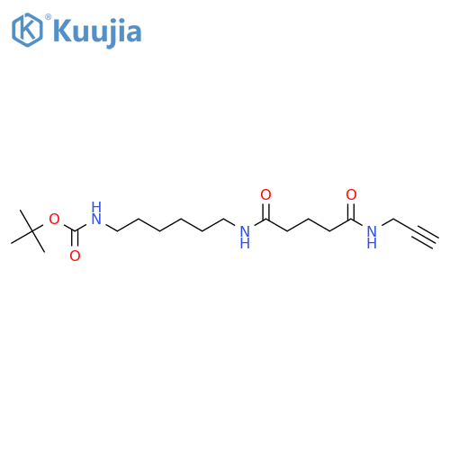 6-(4-Prop-2-ynylcarbamoyl-butyrylamino)-hexyl-carbamic acid tert-butyl ester structure