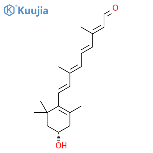 (3S)-all-trans-3-hydroxyretinal structure